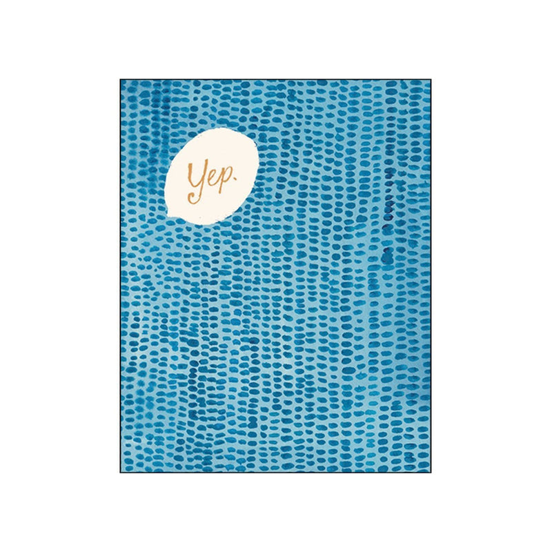Yep - Anniversary Card
