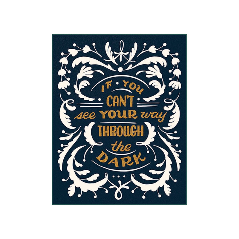 If You Can't See Your Way - Encouragement Card