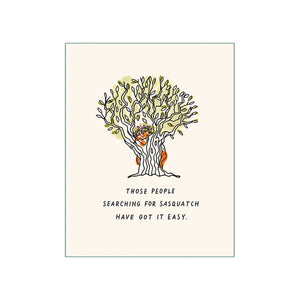 Sasquatch - Friendship Card