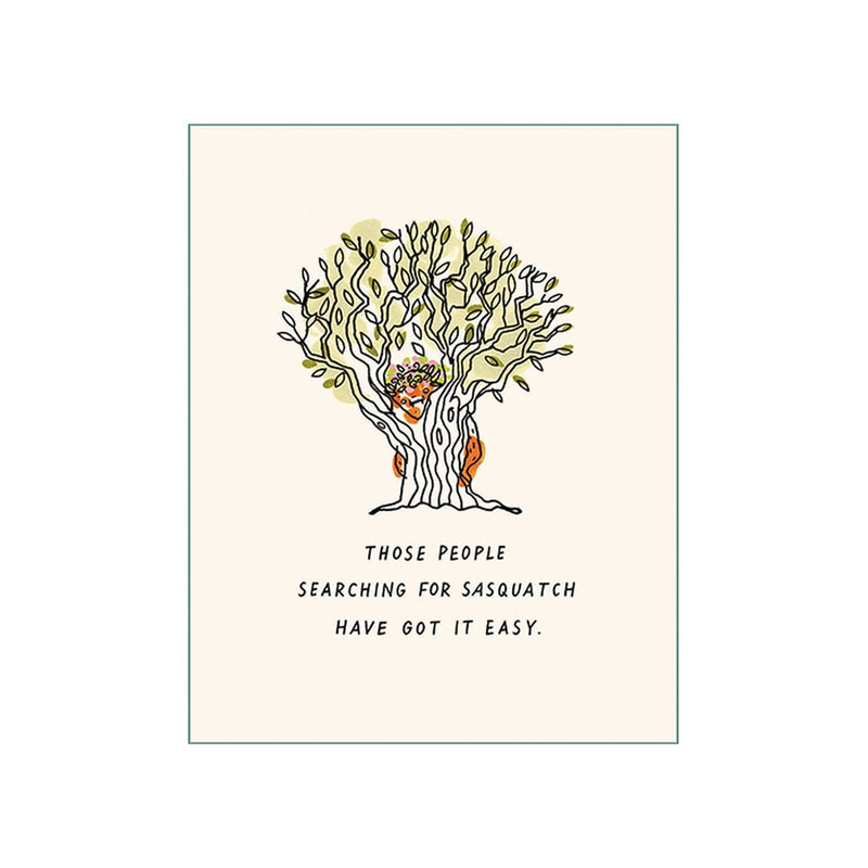 Sasquatch - Friendship Card