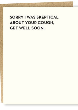 Skeptical Card