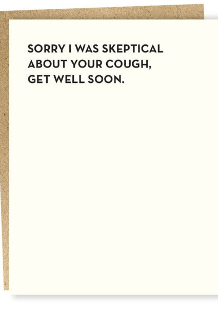 Skeptical Card