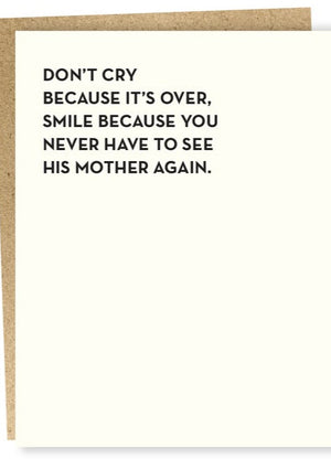 Don't Cry Card