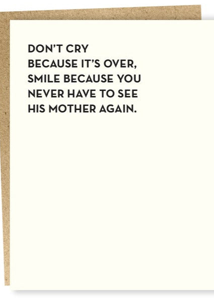 Don't Cry Card