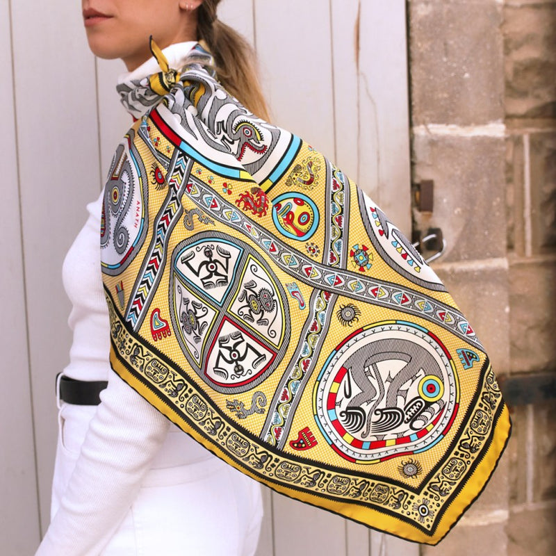 Grand Cocle Silk Scarf - Royale