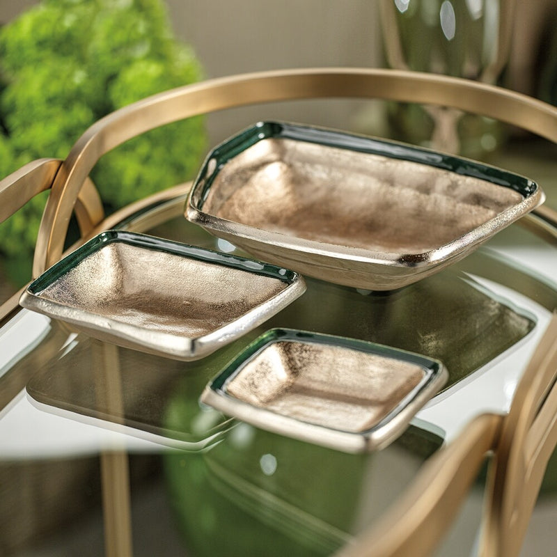 Free Form Gold Accent Bowl