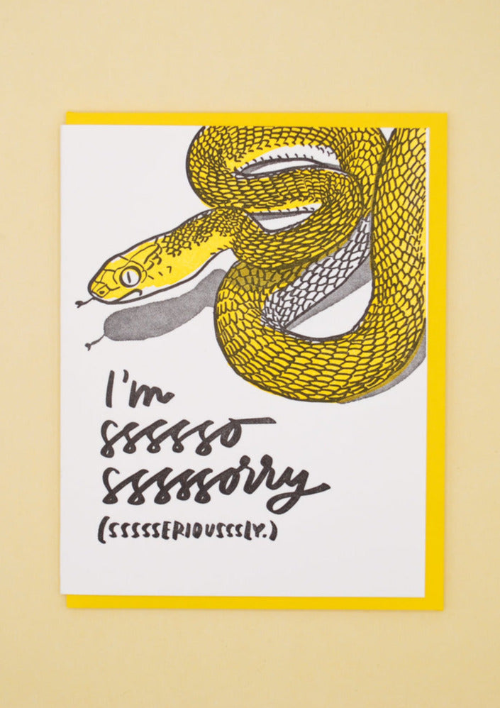 Sssssorry Card
