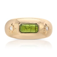 Starlight Dome Ring - Diopside