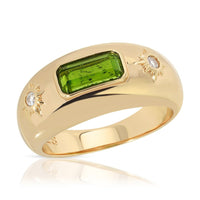 Starlight Dome Ring - Diopside