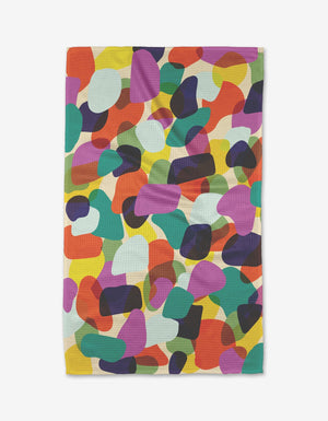 Colorful Pebbles Kitchen Tea Towel