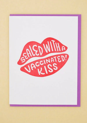 Vaccinated Kiss Card