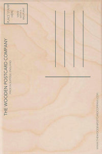"Birthday Tiger" Wooden Postcard