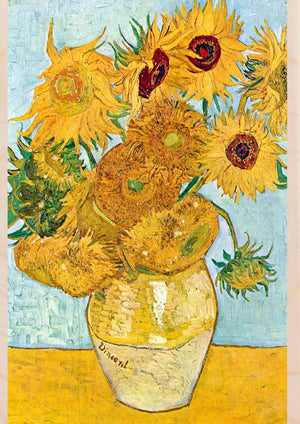 Van Gogh Sunflowers Postcard