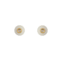 Souk Small Lamp Earrings in Ivory