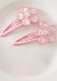 Sakura Cherry Blossom Hair Clips Set 2pc