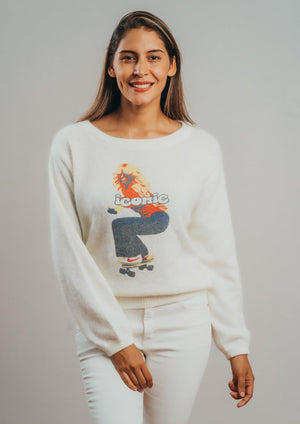 Iconic Skateboarder Cashmere Top