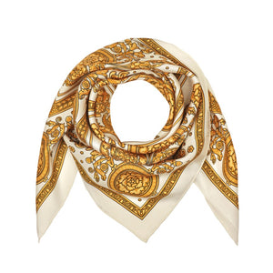 Rococo Silk Scarf - Natural