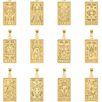 Zodiac Tarot Card Necklace